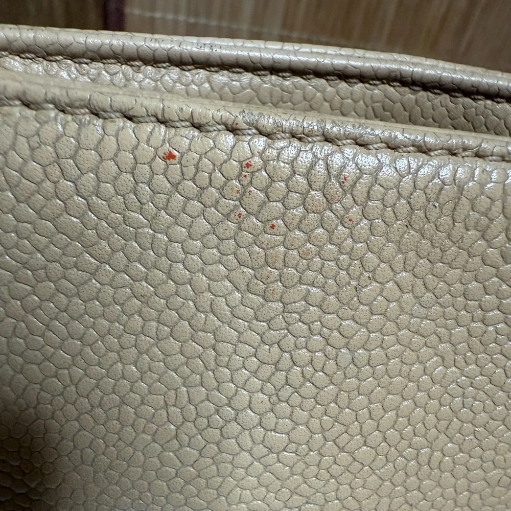 CHANEL Leather Tote with Logo-see callouts